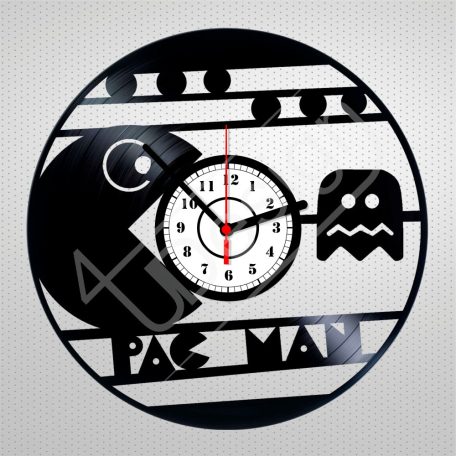 Pac Man hanglemez óra - bakelit óra